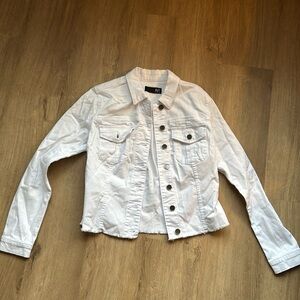 KUT White Jean Jacket